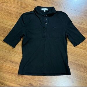 Lacoste Black Short-Sleeve Polo Shirt